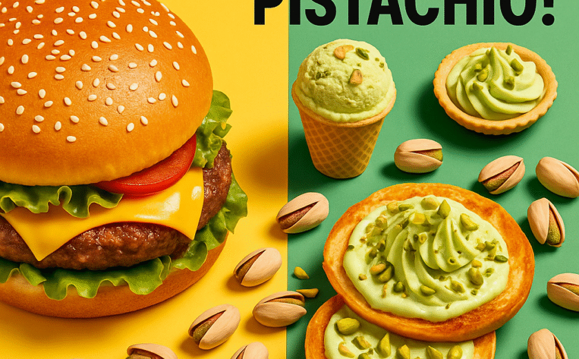 Another burger? Another pistachio? We're stuck on repeat.