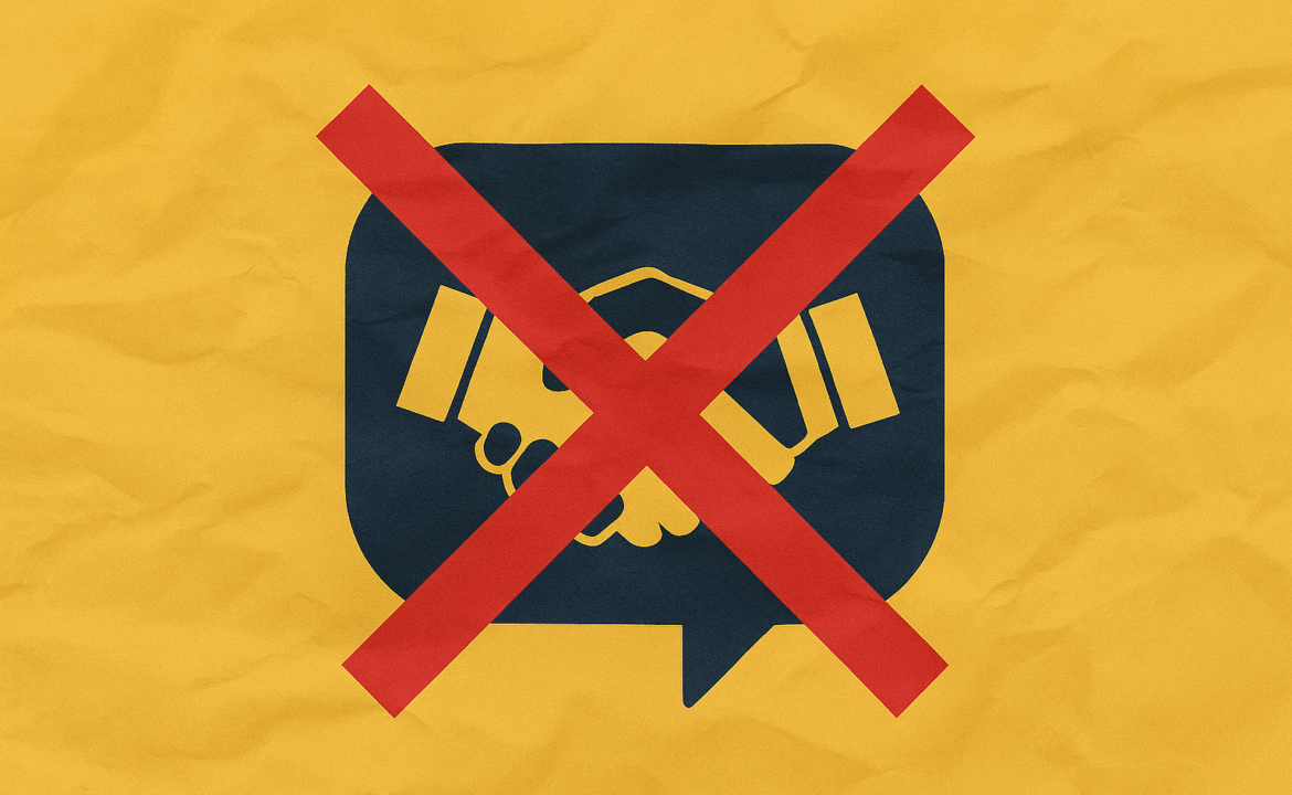 המשא ומתן חלף מהעולם. אנחנו לא בדור שמתמקח על הערך שלו.