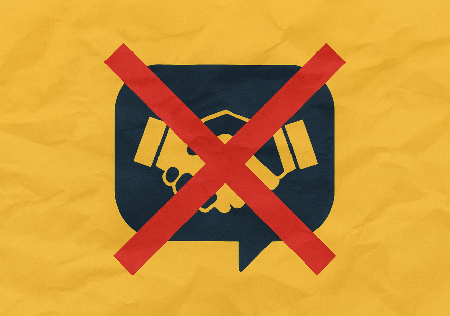 המשא ומתן חלף מהעולם. אנחנו לא בדור שמתמקח על הערך שלו.